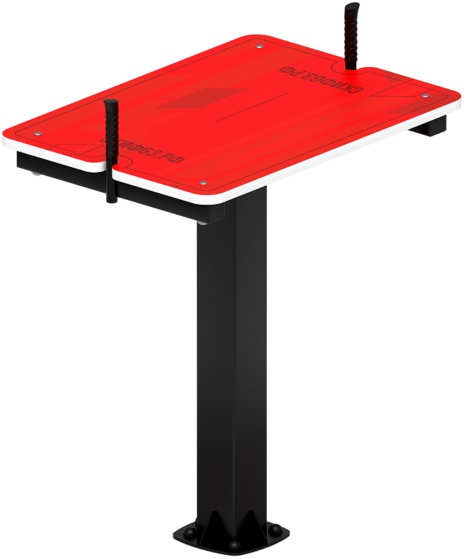 Стол для армреслинга (красный) - Уличный тренажер - СТ 001-11 по цене 192675 тенге, 