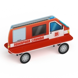 Скамейка детская Пожарная машина  МФ 41.03.01-01 - купить в Казахстанe по цене 237675 тенге, 
