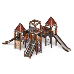Детский игровой комплекс «Замок» (Средневековый) 2.18.02-12 - фото, описание, цена