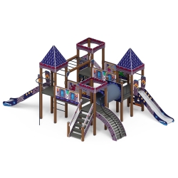 Детский игровой комплекс «Замок» (Пиксель) 2.18.02-13 - фото, описание, цена