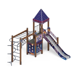 Детский игровой комплекс «Замок» (Пиксель) 2.18.03-03 - фото, описание, цена