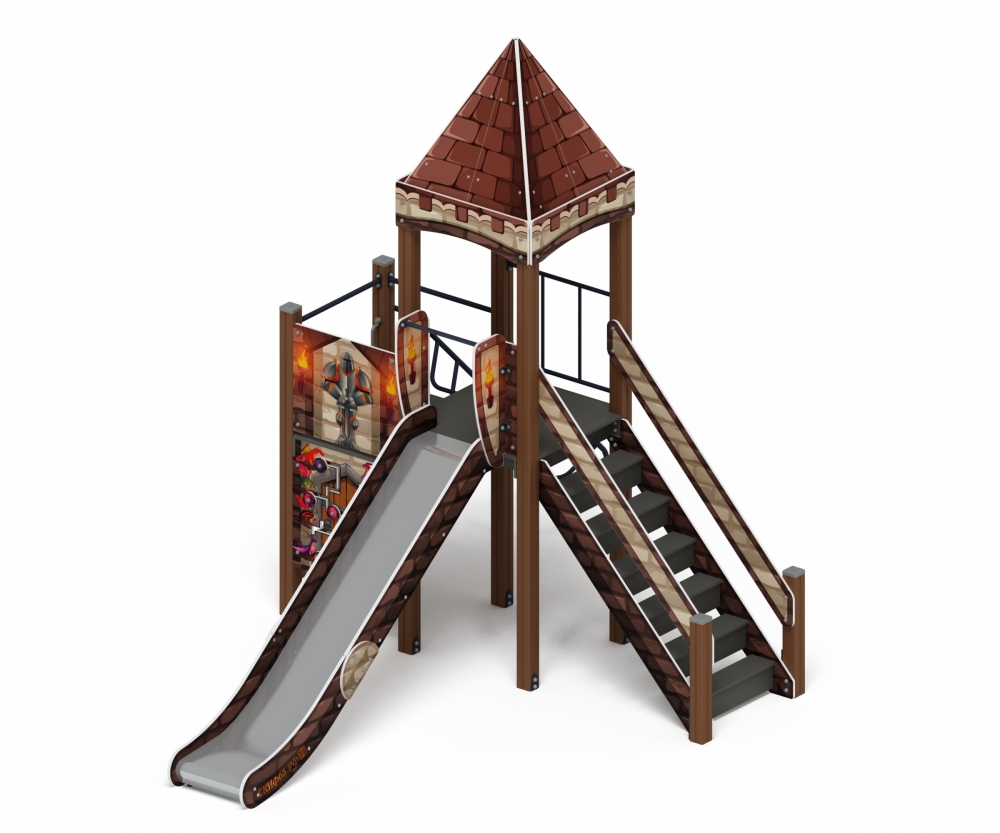 Детский игровой комплекс «Замок» (Средневековый) 2.18.04-02 - купить в {CITY_NAME_PP} 