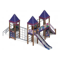 Детский игровой комплекс «Замок» (Пиксель) 2.18.05-03 H=1500 - купить в {CITY_NAME_PP}