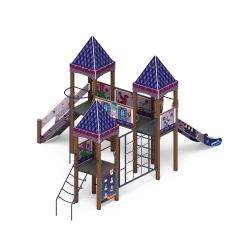 Детский игровой комплекс «Замок» (Пиксель) 2.18.05-03 - фото, описание, цена