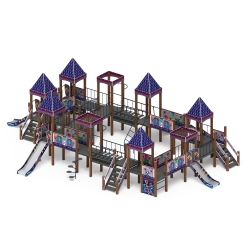 Детский игровой комплекс «Замок» (Пиксель) 2.18.11-03 по цене 11958675 тенге, 