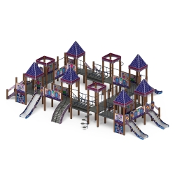 Детский игровой комплекс «Замок» (Пиксель) 2.18.11-03 - купить в Казахстанe - фото, описание, цена