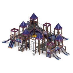 Детский игровой комплекс «Замок» (Пиксель) 2.18.12-03 - купить в Казахстанe по цене 13364175 тенге, 
