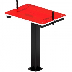 Стол для армреслинга (красный) - Уличный тренажер - СТ 001-11