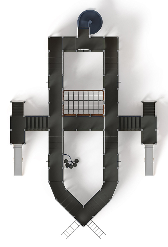 Пароход (Немо)  - ДИК 2.03.3.05-02 - Игровой комплекс - детские и спортивные площадки СКИФ ПРО