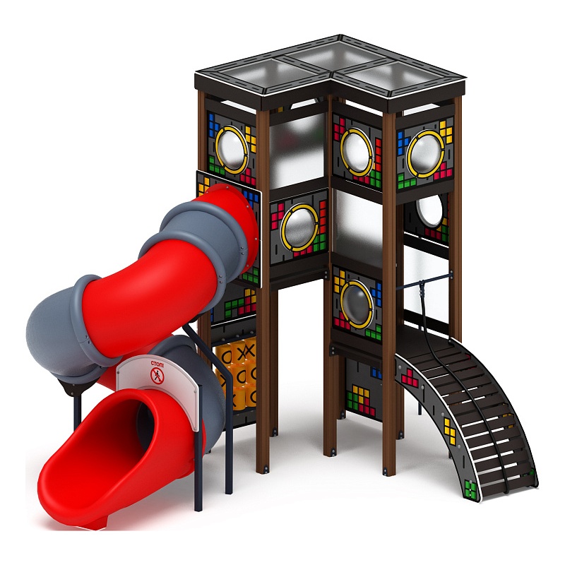 Куб (Тетрис) горка Н 2000 - ДИК 2.23.01-01.01