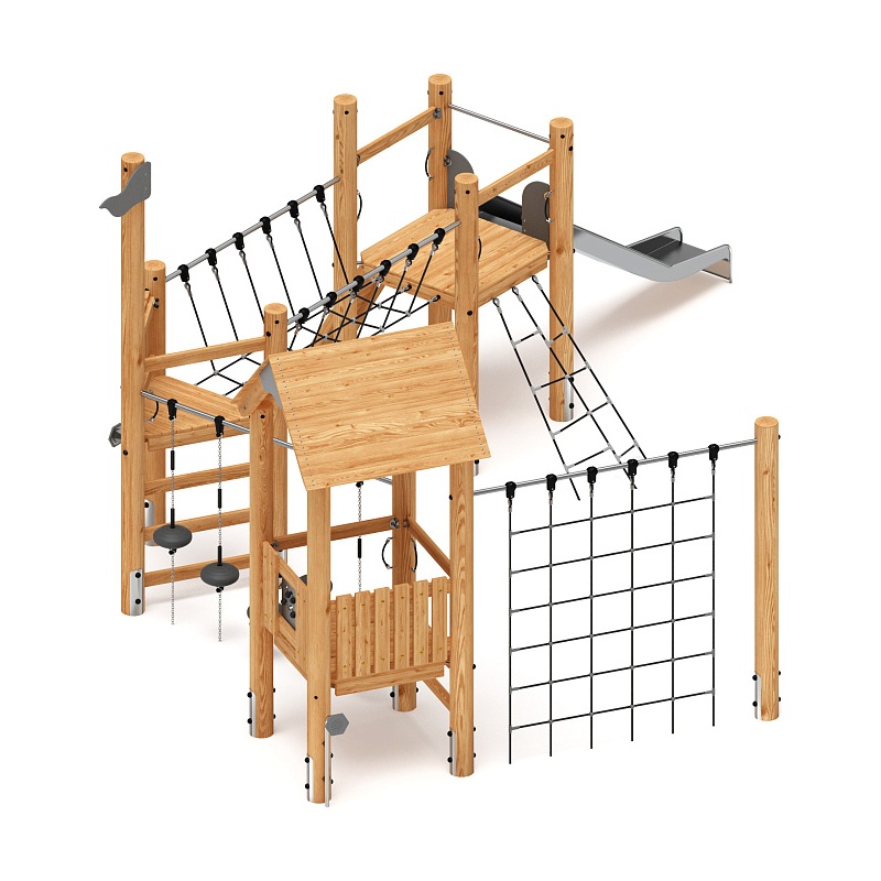 Игровой комплекс (лиственница) ДИК 2.24.02-Л.И1 по цене 0 тенге, 