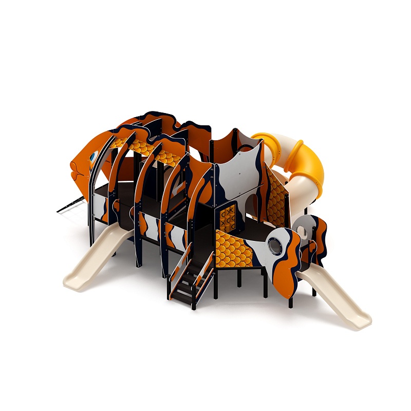 Тридевятое царство горка 900 труба винтовая 2000 ДИК 2.27.01 - фото, описание, цена