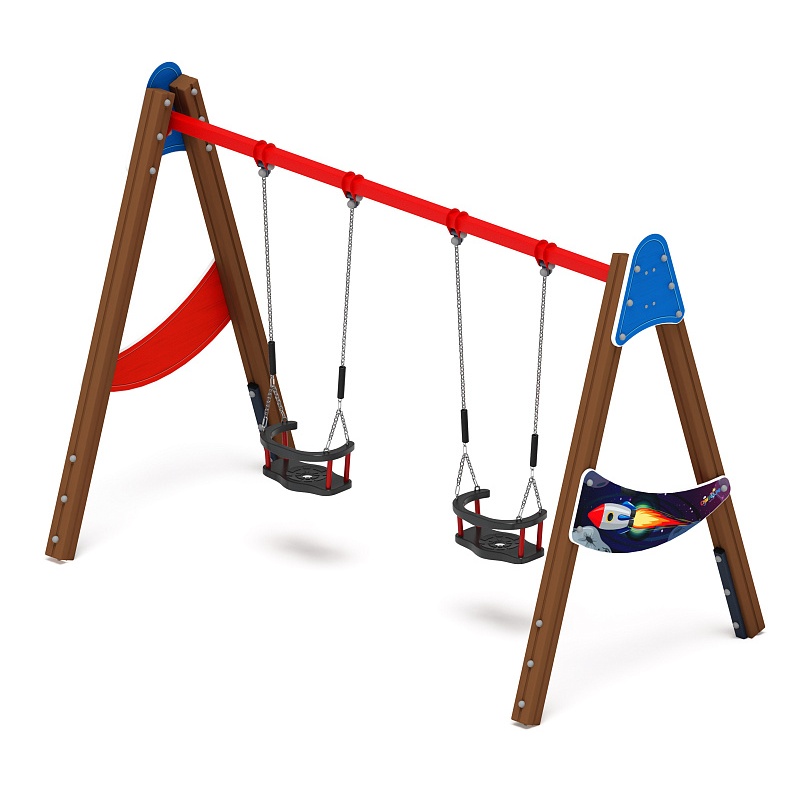 Качели двойные Д2 - ИО 12.Д.01.01.02-И1 - (Космопорт) по цене 0 тенге, 