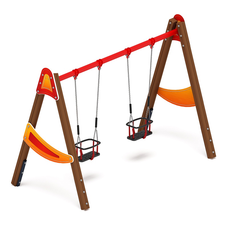 Качели двойные Д2 - ИО 12.Д.04.04.01-И1 - (Счастливое детство) от skifpro.kz - От официального дилера СКИФ в Казахстане. 