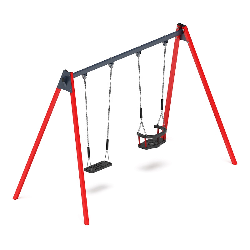 Качели двойные М2 - ИО 12.М.01.02.03-01.И1 от skifpro.kz - От официального дилера СКИФ в Казахстане. 