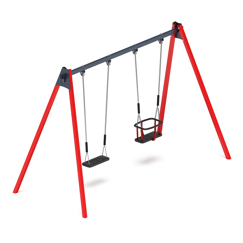 Качели двойные М2 - ИО 12.М.03.04.03-01.И1 от skifpro.kz - От официального дилера СКИФ в Казахстане. 