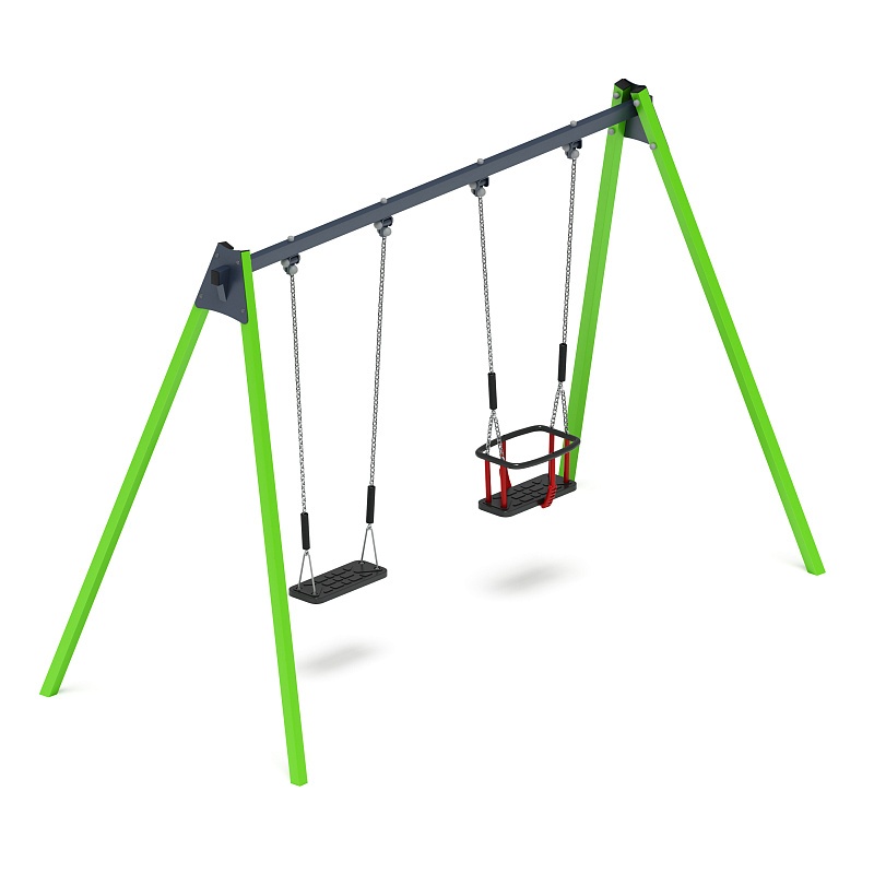 Качели двойные М2 - ИО 12.М.03.04.03-02.И1 от skifpro.kz - От официального дилера СКИФ в Казахстане. 