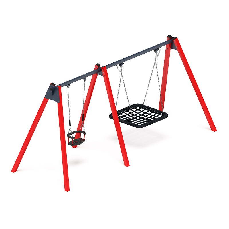 Качели М2 (красный) ИО 12.М.06.01.01-01.И1 