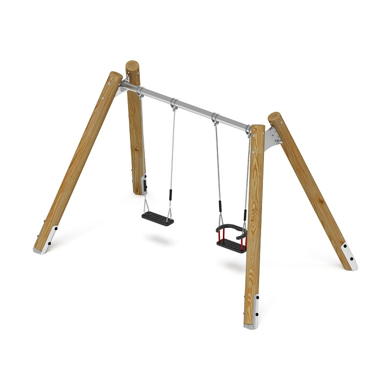 Качели (Лиственница орех) ИО 12.Р.01.03.01-Л.И2.02 - фото, описание, цена