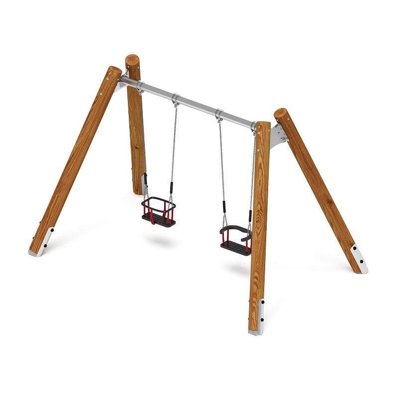 Качели (Лиственница темный) ИО 12.Р.01.04.01-Л.И2.01 - фото, описание, цена