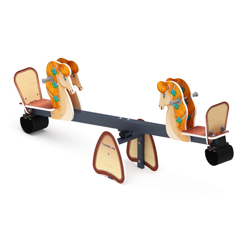 Качалка балансир со спинкой Лошадка - ИО 21.М.01.02-01.И1 от skifpro.kz - От официального дилера СКИФ в Казахстане. 