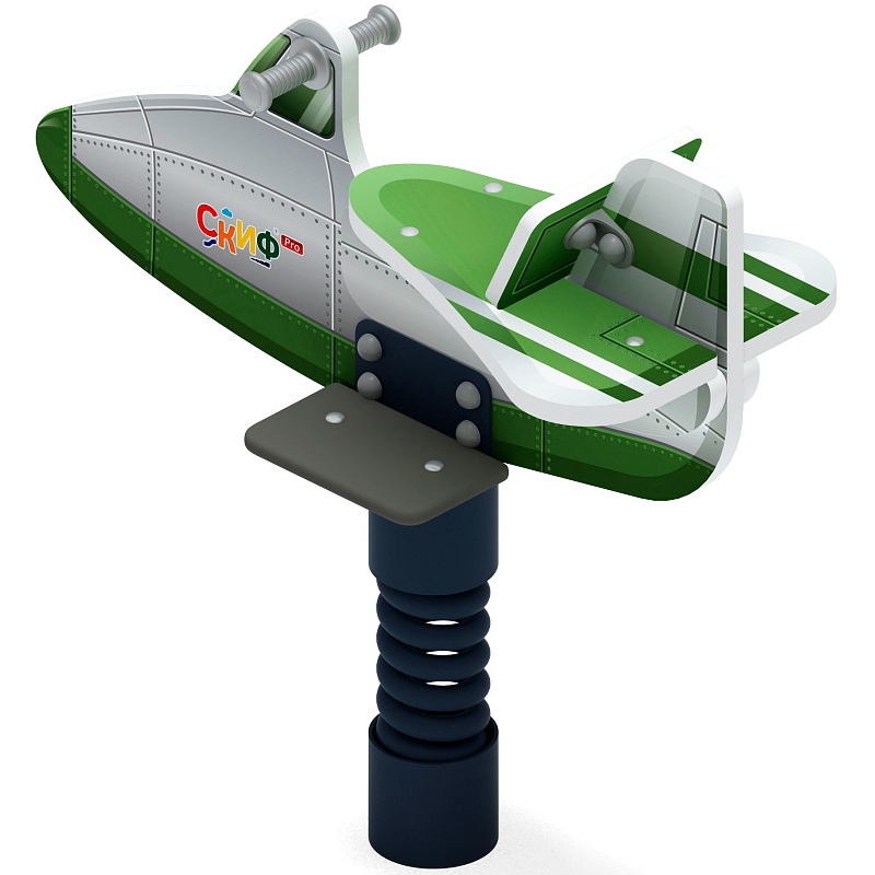 Самолетик (зеленый) - Качалка на пружине - ИО 22.03.02-01.И1 по цене 334425 тенге, 