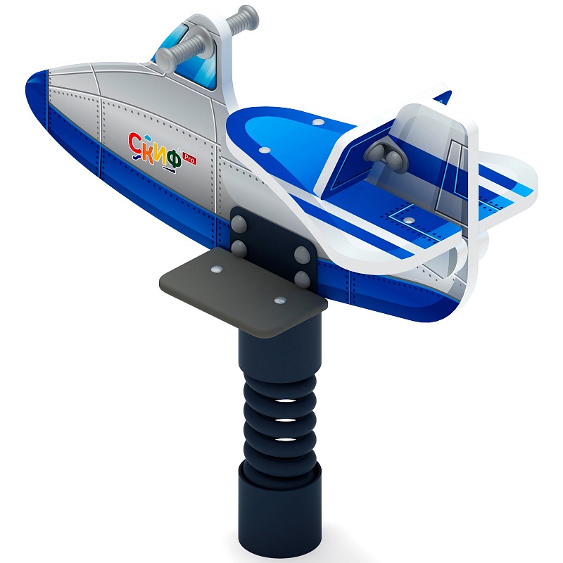 Самолетик (синий) - Качалка на пружине - ИО 22.03.02-02.И1 по цене 334425 тенге, 