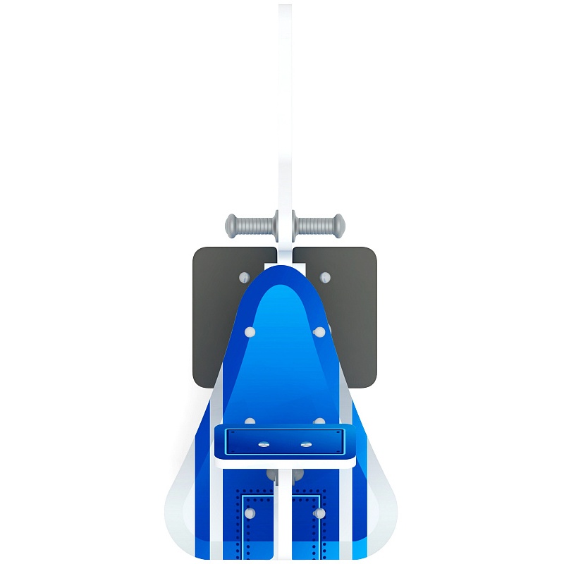 Самолетик (синий) - Качалка на пружине - ИО 22.03.02-02.И1 - по ценам производителя в Казахстане