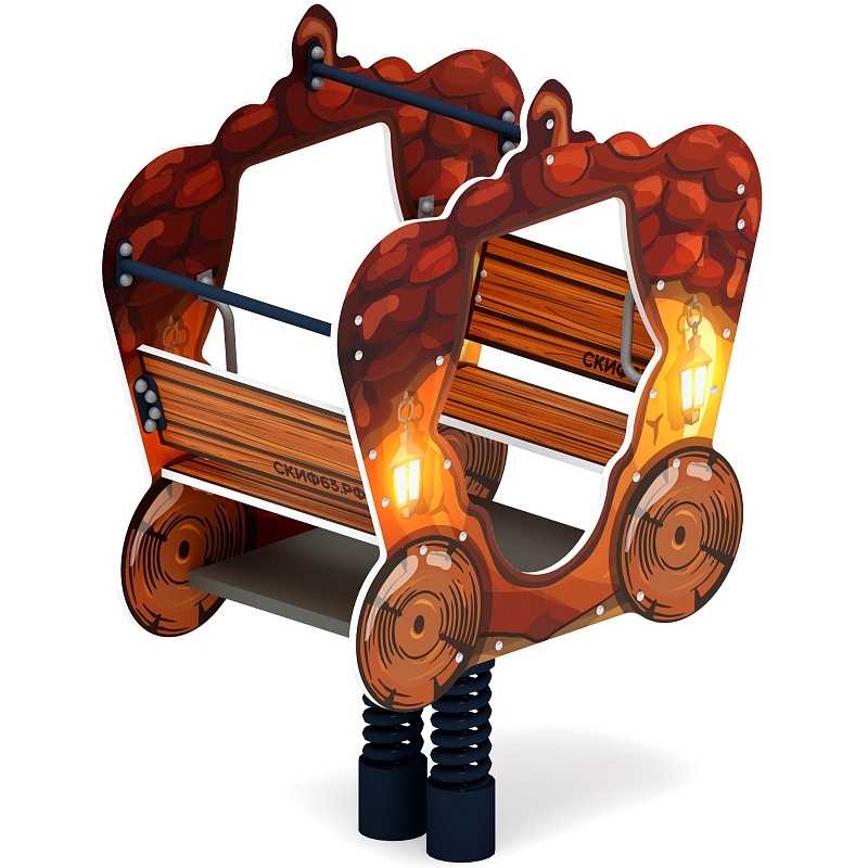 ИО 23.03.03-02.И1 Качалка на пружине карета Желудь от skifpro.kz - От официального дилера СКИФ в Казахстане. 