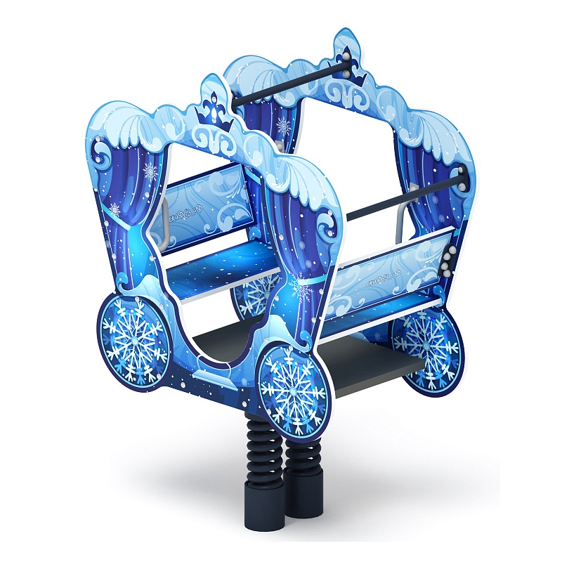 ИО 23.03.03-04.И1 Качалка на пружине карета Снежная королева по цене 692175 тенге, 