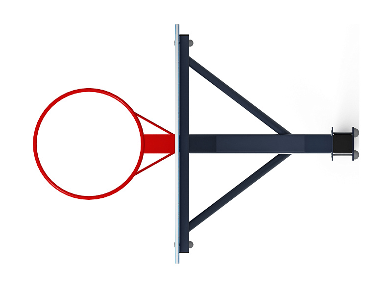 Стойка баскетбольная мини (абстракция) - СО 1.70.01-01 - детские и спортивные площадки СКИФ ПРО