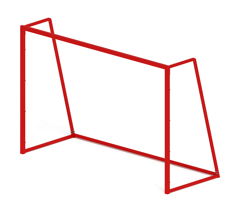 Ворота мини футбольные (красные) (с креплением сетки) - СО 2.60.02-02