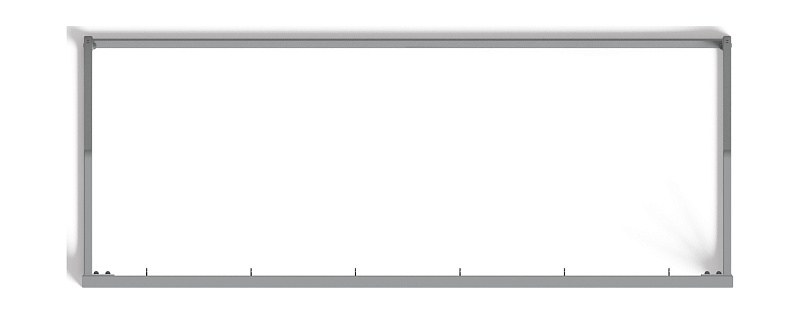 Ворота мини футбольные (серые) (с креплением сетки) - СО 2.60.02-03 - по ценам производителя в Казахстане