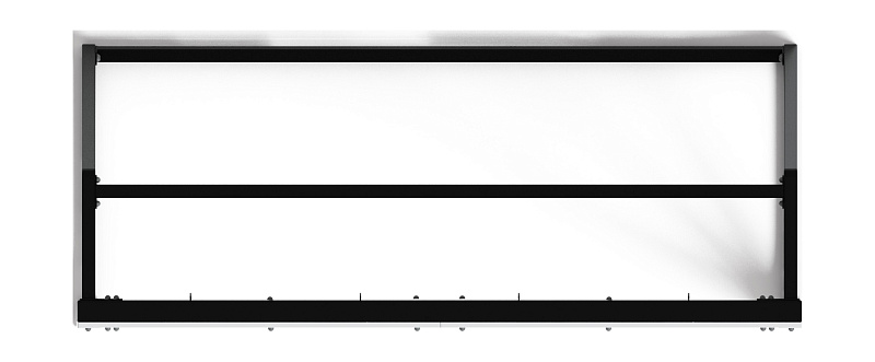 Ворота мини футбольные (черные) (с креплением сетки) - СО 2.60.04-01 - по ценам производителя в Казахстане