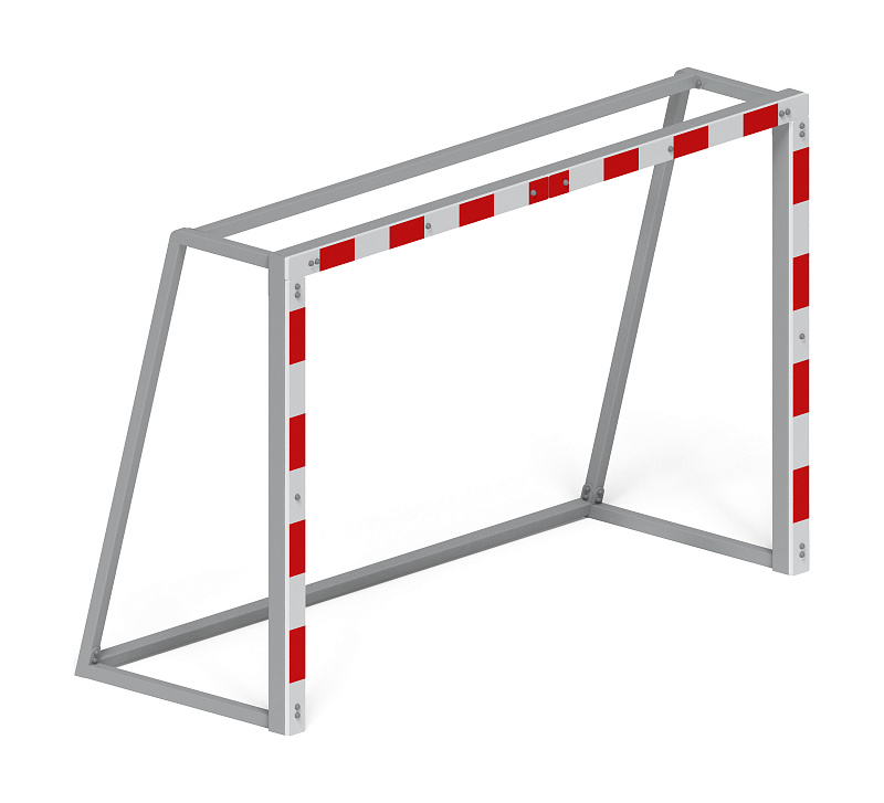 Ворота мини футбольные (красные) (с креплением сетки) - СО 2.60.04-02 - фото, описание, цена