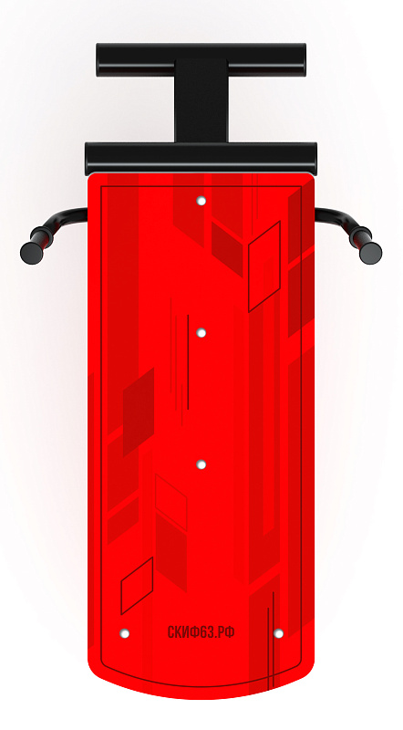 Лавка для пресса (красный) - Уличный тренажер - СТ 002-11 по цене 182925 тенге, 