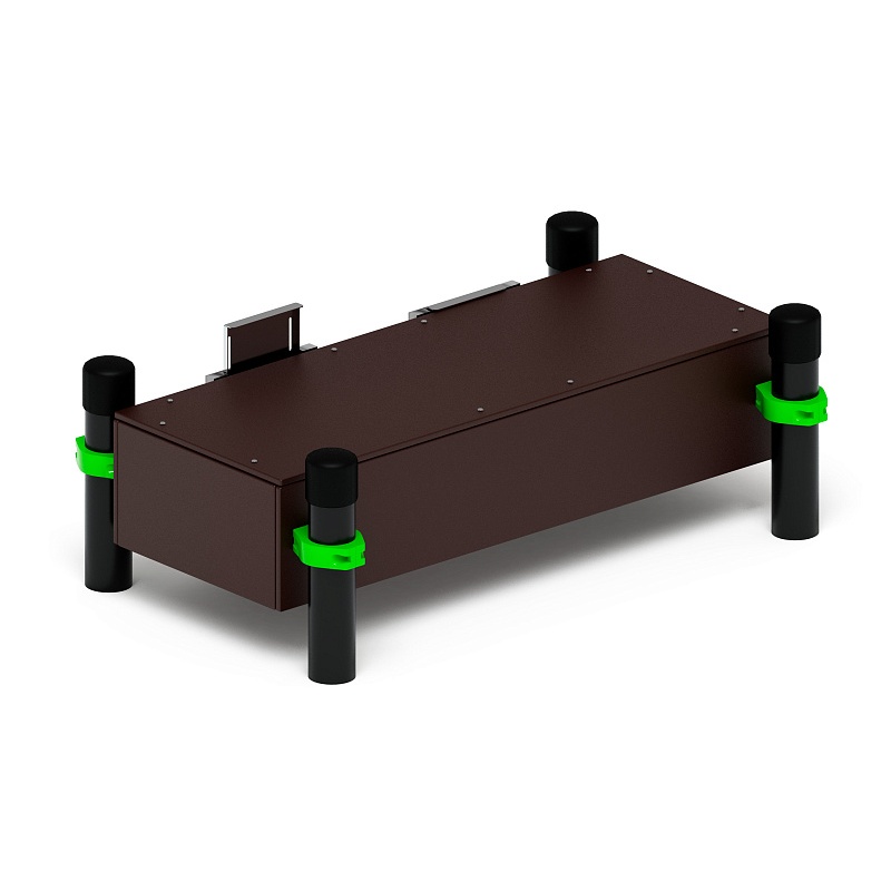 Воркаут 89. Гимнастическая скамья для наклона (зеленый) ВТ 01.08-02 от skifpro.kz - От официального дилера СКИФ в Казахстане. 