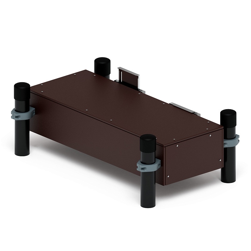 Воркаут 89. Гимнастическая скамья для наклона (серый) ВТ 01.08-03 по цене 0 тенге, 