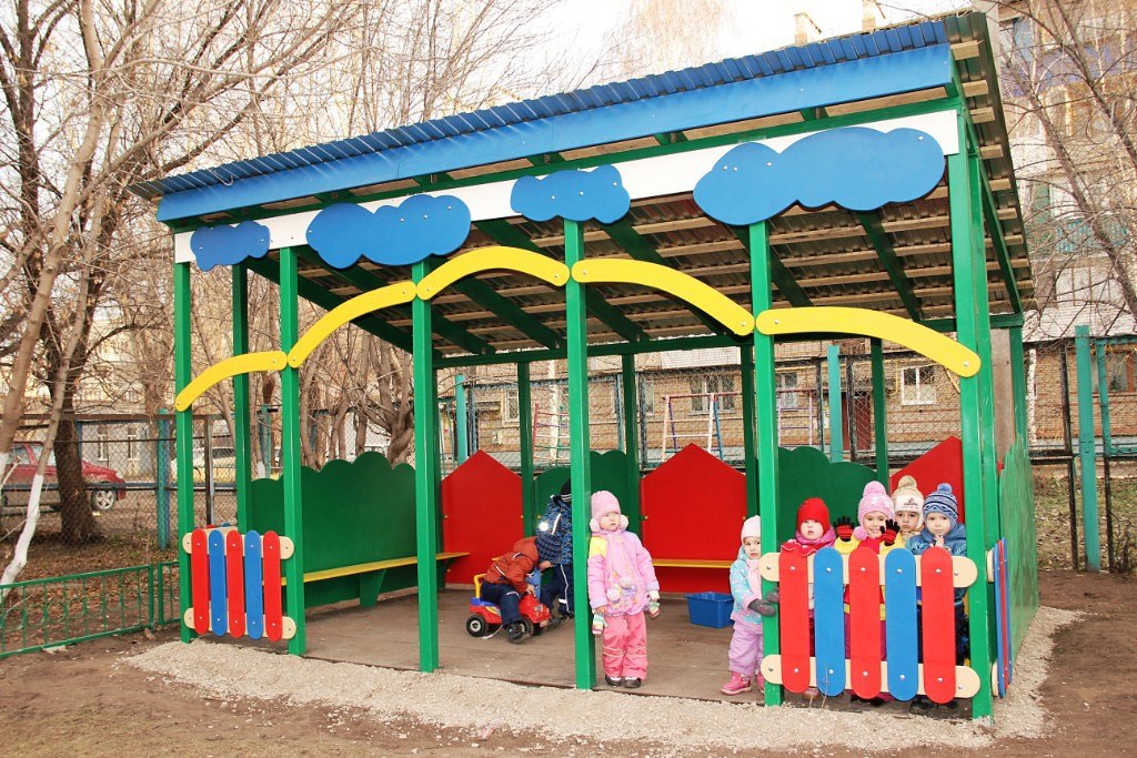 Теневой навес для детских садов и площадок СКИФ маленький