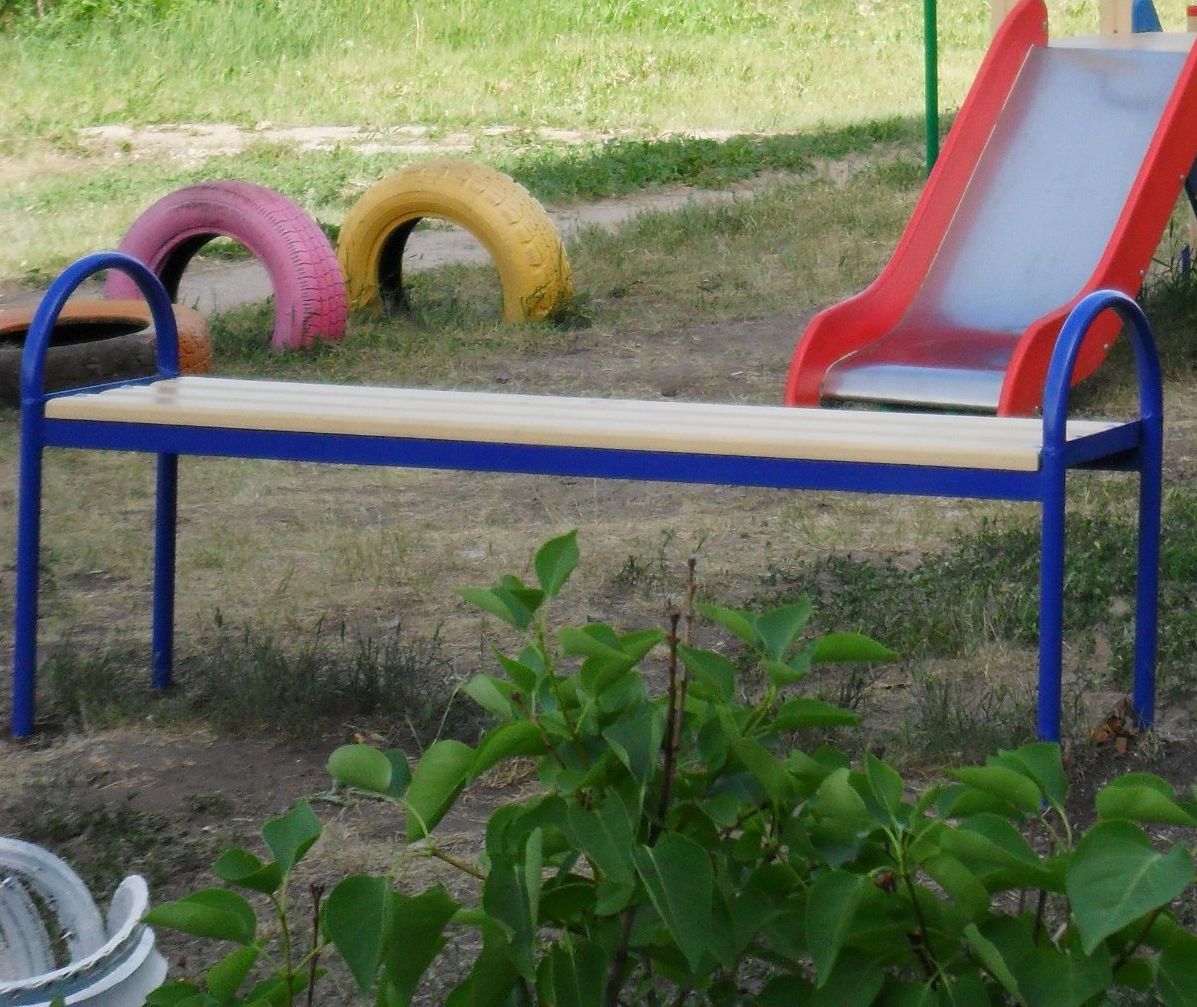 Скамейка для детской площадки, двора и парка СКИФ